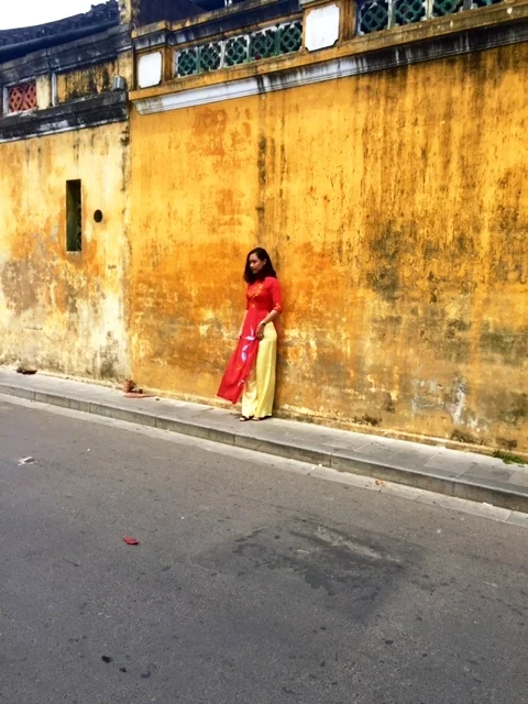 Woman posing for a photoshoot. 