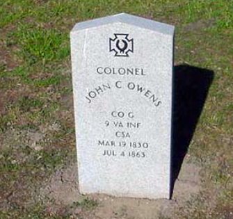 Grave of Colonel Owens in Portsmouth, Virginia
