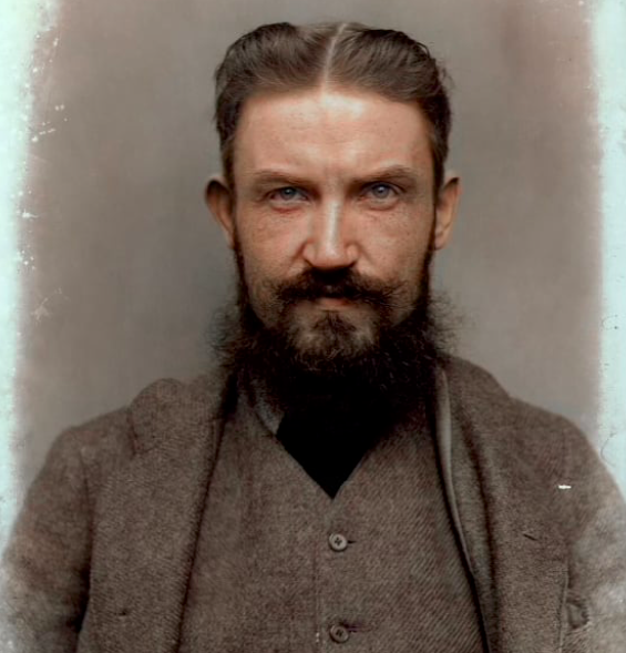 George Bernard Shaw - colorized from a glass negative…the beautiful work of Mr. Matt Loughrey