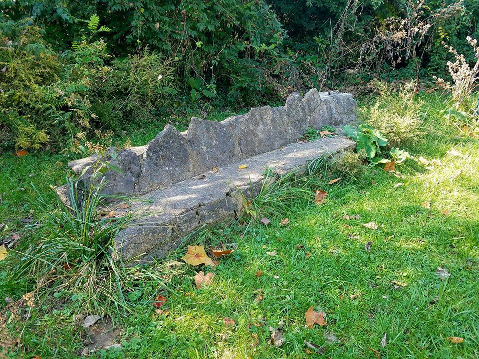 Devou Park - Prisoner's Lake - WPA Bench.jpg