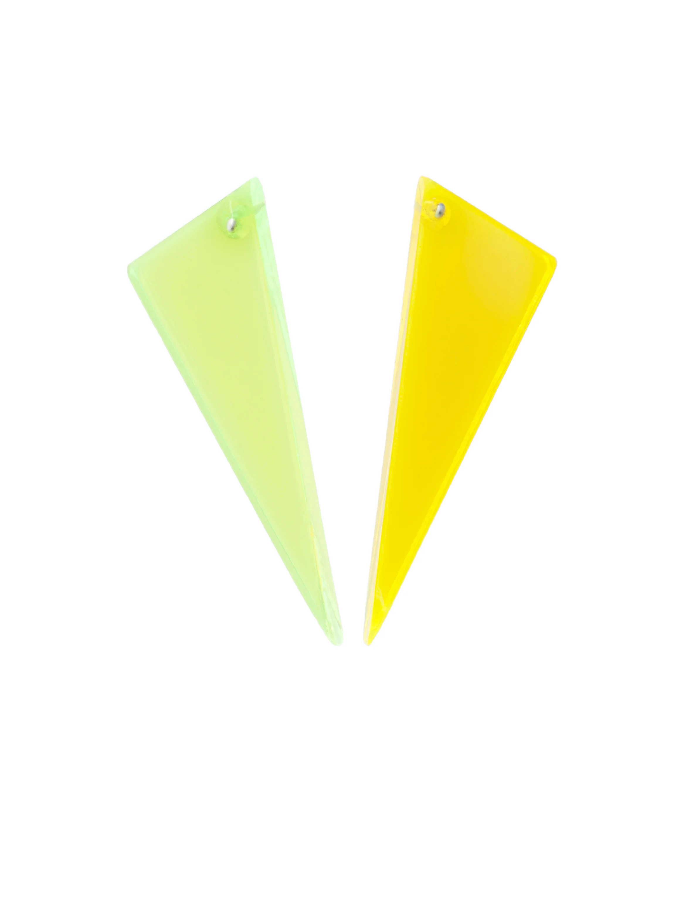 Copy of NEON LOVE Galactic earrings- lemon lime.jpg