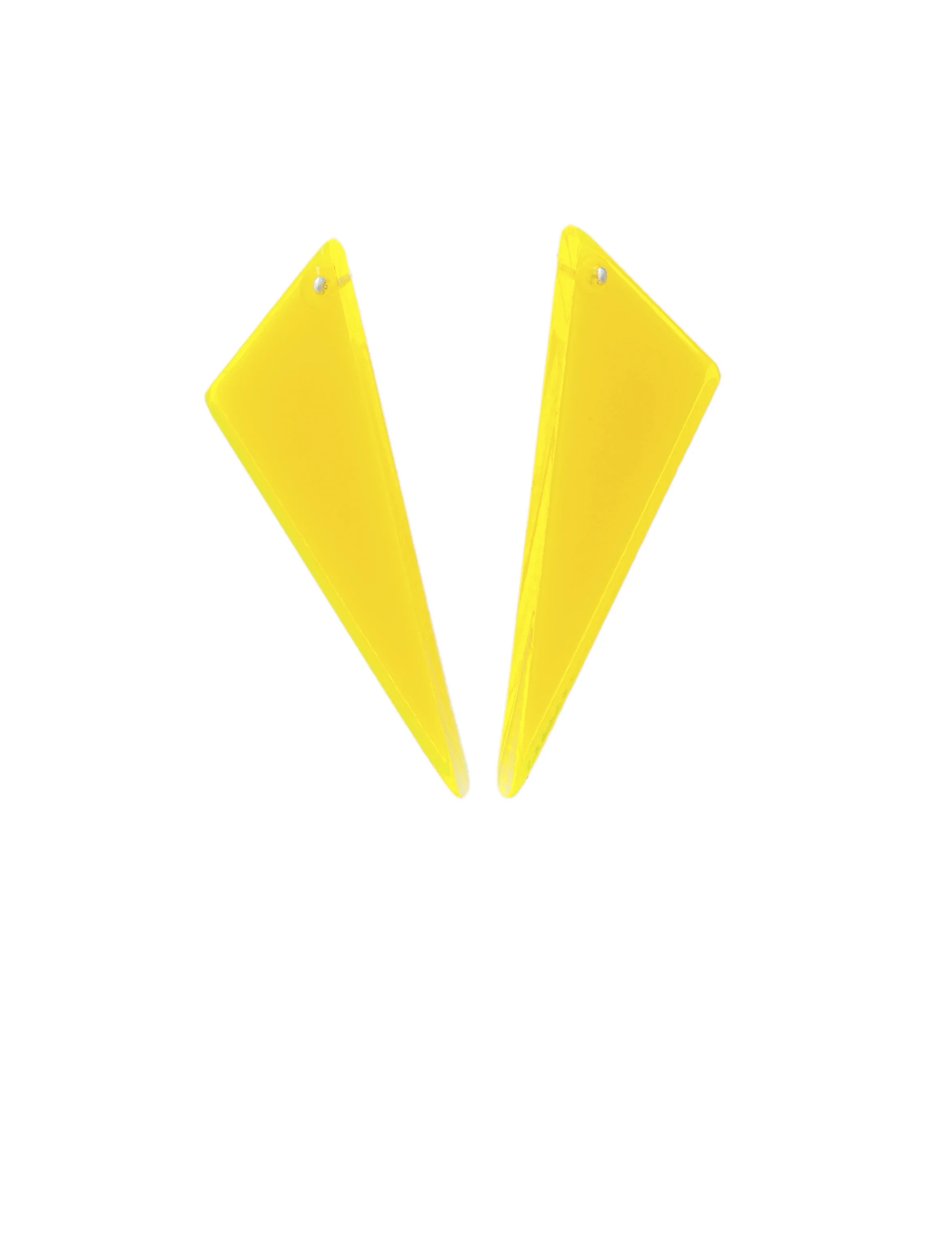 Copy of NEON LOVE Cosmic Ray earrings - hot lemon.jpg