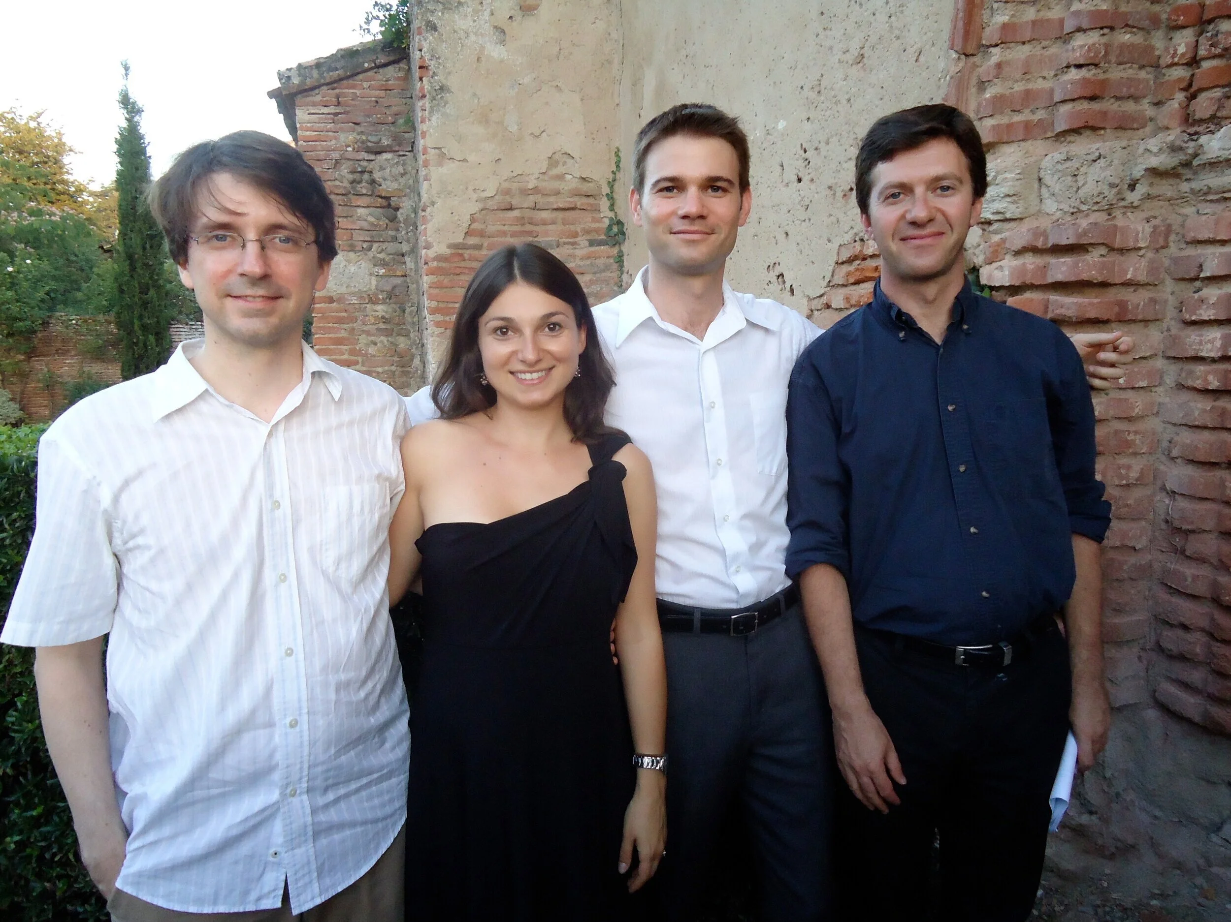  Etchings 2010. From Left: Dominique, Maria Wildhaber, John Aylward, Fabien Levy 