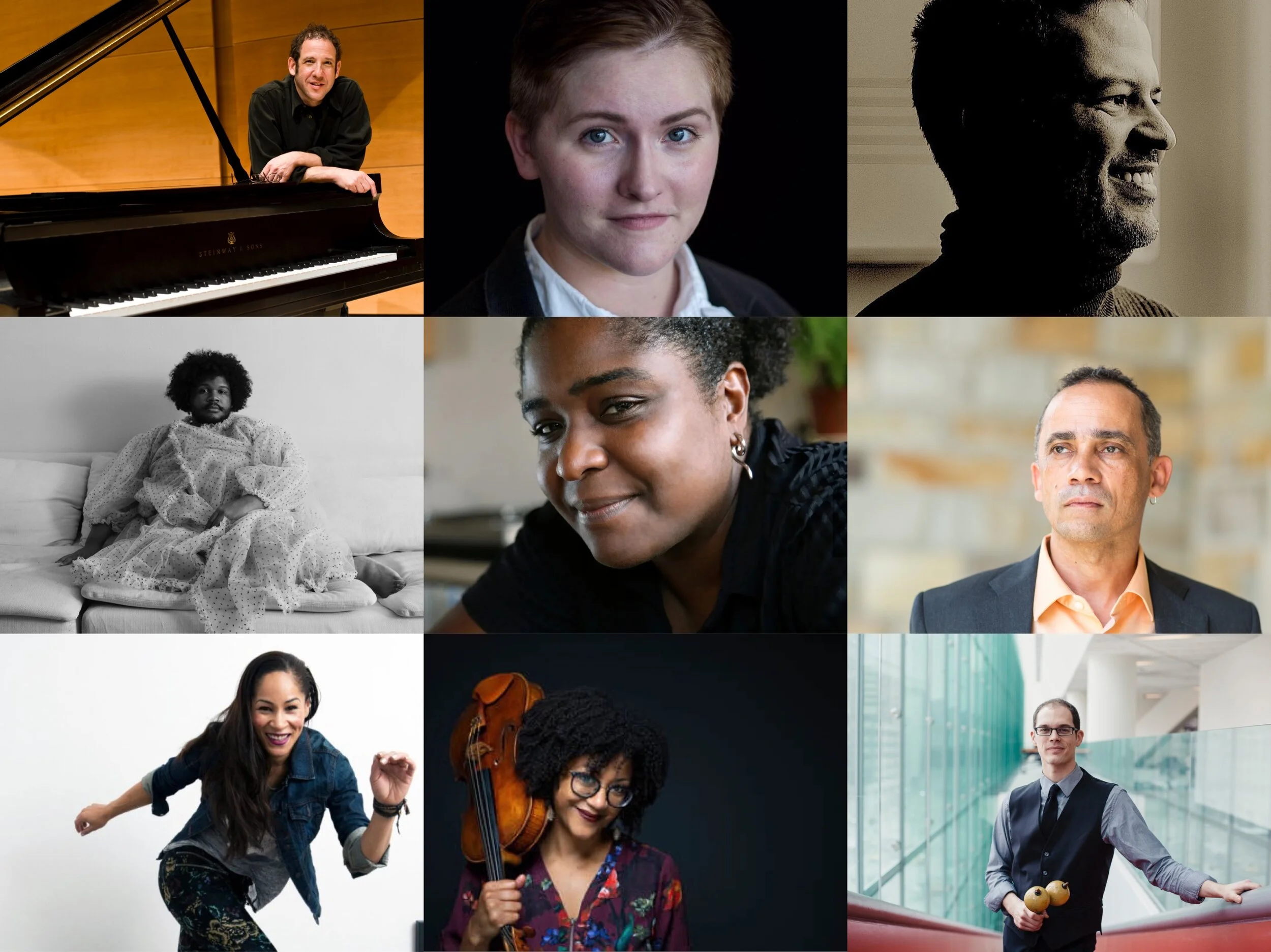 Top row: Donald Berman, Mattia Maurée, Luiz Castelões. Middle row: Clifton Joey Guidry III, Yvette Janine Jackson, Yazier Henry Bottom row: Ayodele Casel, Ashleigh Gordon, Mike Truesdell