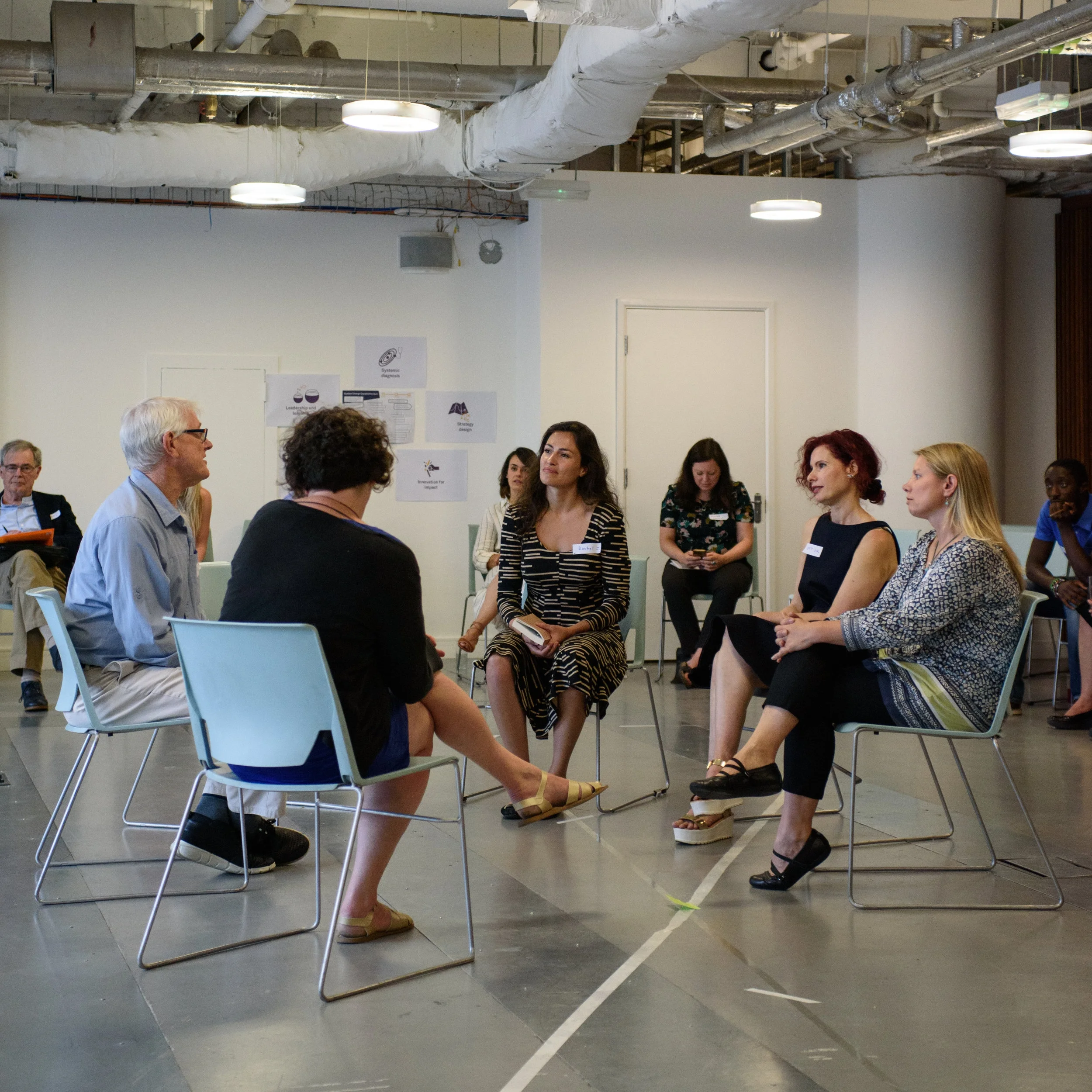 One of my new favorite facilitation methods: The Fishbowl discussion.