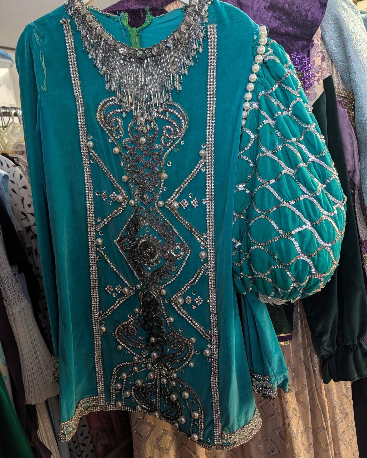 It's the home stretch to 💜💚💛 MARDI GRAS 💜💚💛 day! We still have tons of great costume parts and pieces. Plus ballgowns, blazers, tuxedos, hats, headpieces, jewelry, bags and more. Feathers! Sequins! Beading! Bling! We'll be open today through Su