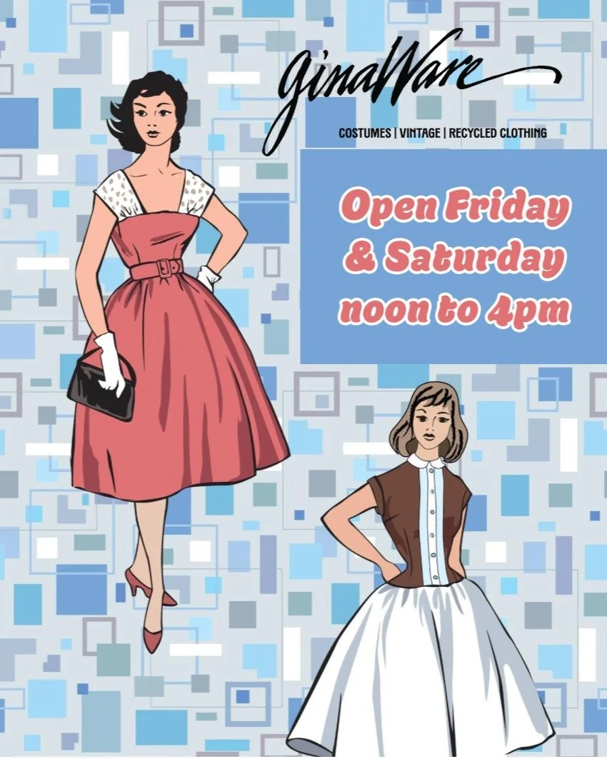 Got Vintage? We will be open our regular hours, noon to 4pm Friday and Saturday. Stop by and say hi! We are at the foot of Oak Street by the river. Plenty of parking too!

#vintagefashion
#secondhandfashion 
#vintagestyle
#oakstreetnola