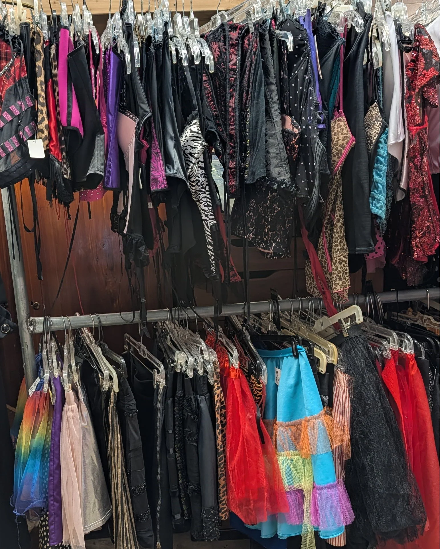 Corsets, sequins, tutus... we have all sorts of fun and funky pieces to put together your unique Mid Summer Mardi Gras costume!

Open Friday and Saturday 12-4pm. And by appointment!