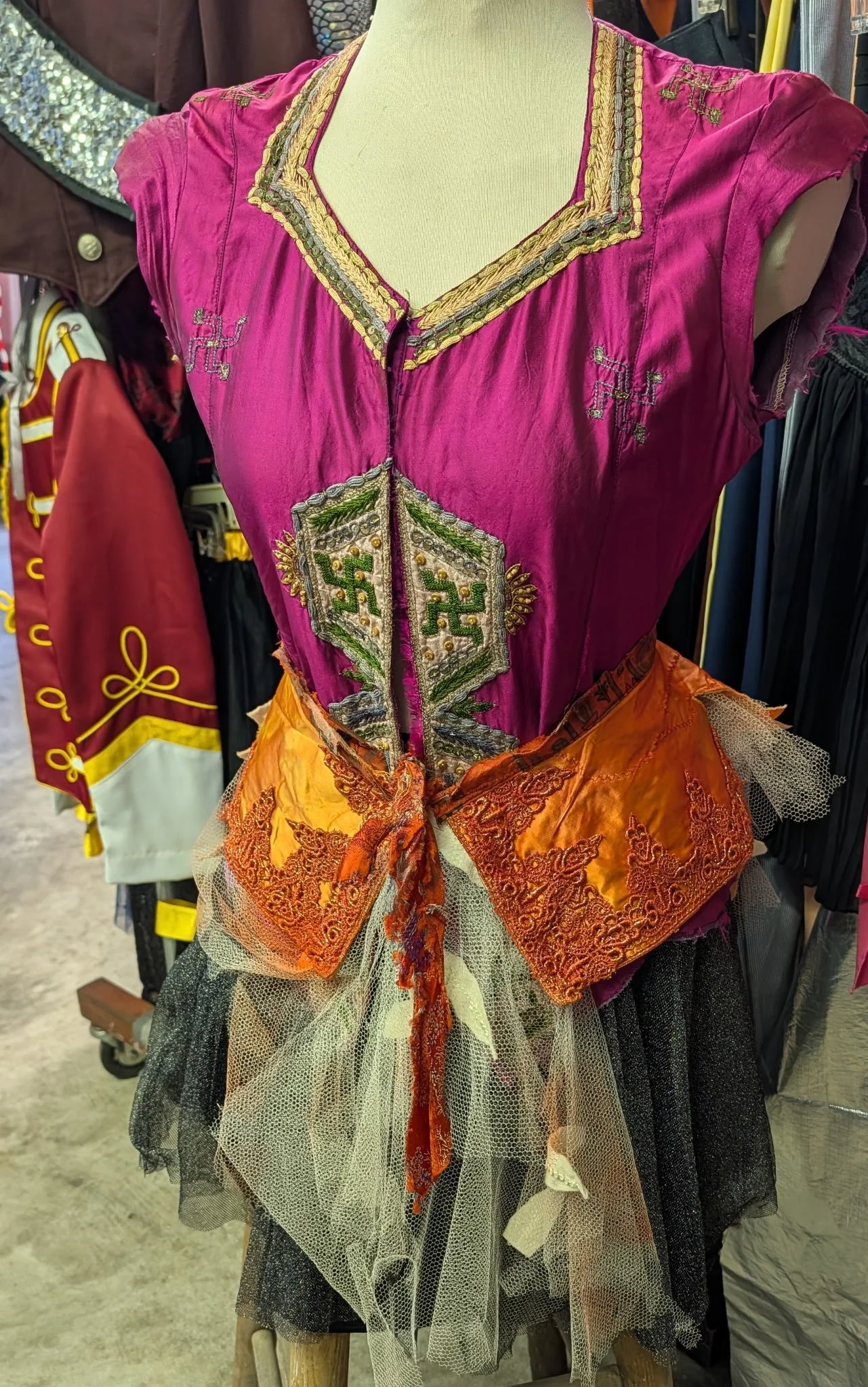 Last call for Mid Summer Mardi Gras! Parade rolls tonight on @oakstreetnola. Let us help you put together something fun and funky! All vintage or second hand. Satin, sequins, lace, tutus, capes, corsets and stuff for the guys too!