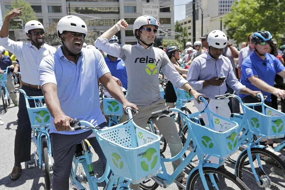  Mayor Reed and a hundred others celebrated the occasion with a two-mile inaugural ride. 