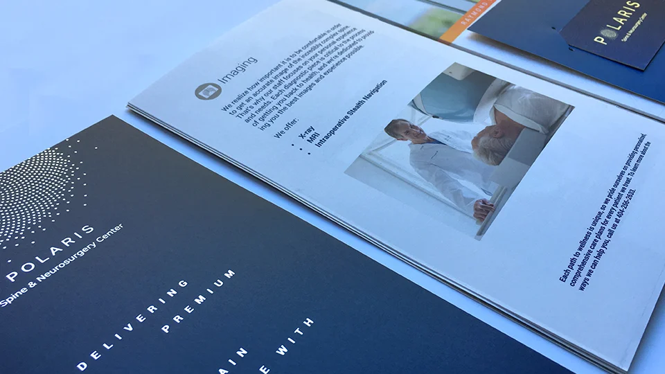  Brochure of services, facilities, and doctor bios 