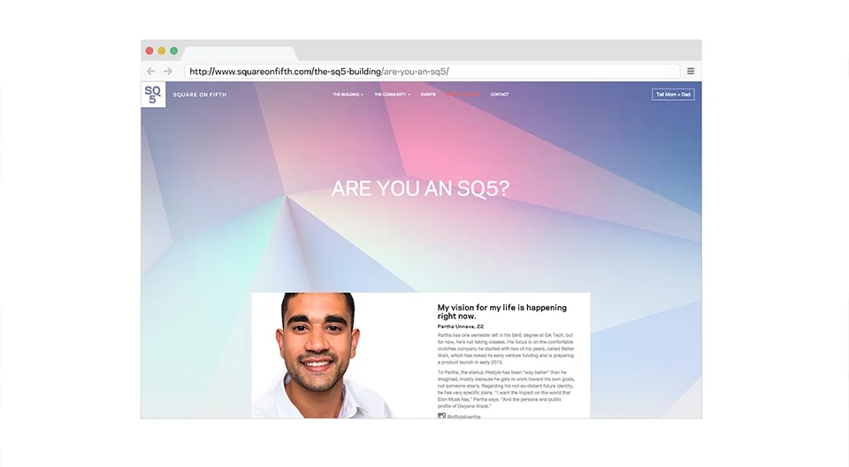  On the "Are You an SQ5?" page,&nbsp;we featured some shining star SQ5s who were among the first to sign leases. 