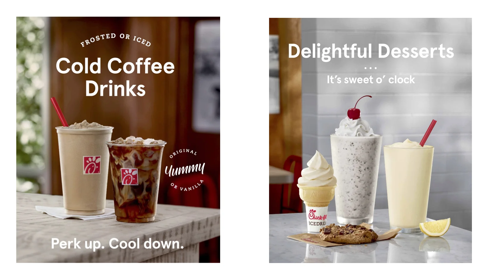  Promo panels for mall operators that serve limited menus 