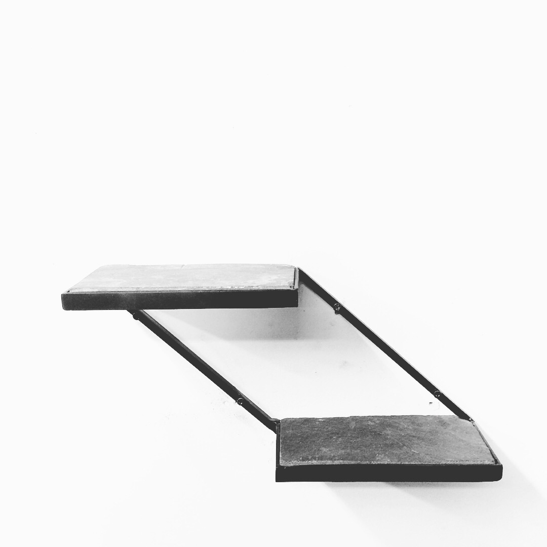  A collection of handsome two-three tier shelves display minimal and tasteful character to any bare wall.&nbsp; 