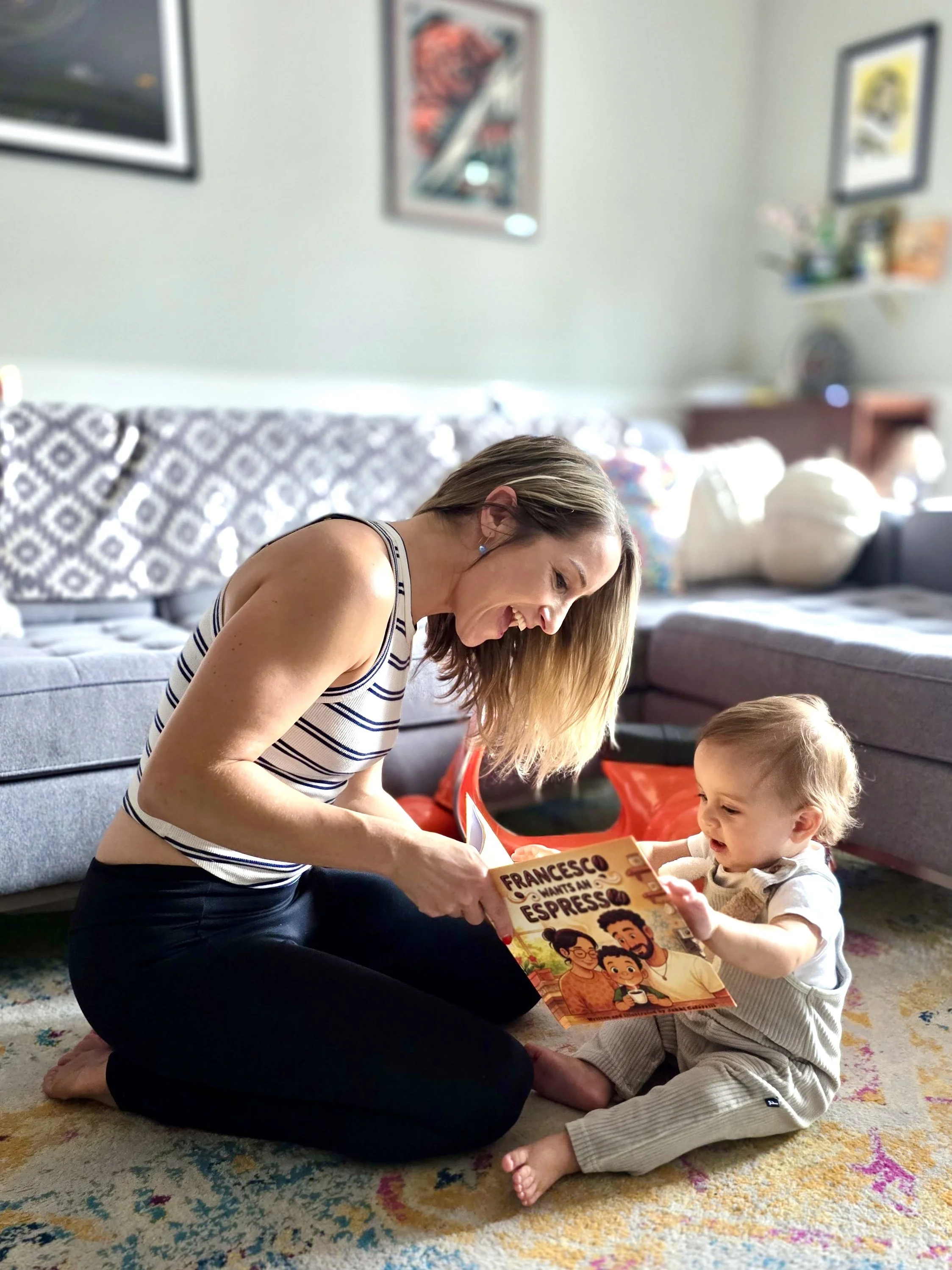  Francesco Wants an Espresso is a children's story that Jakki wrote inspired by her son, Francesco, her greatest creation yet.  