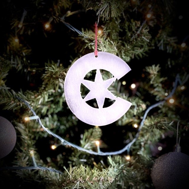 Chicago Cubs Star Ornament