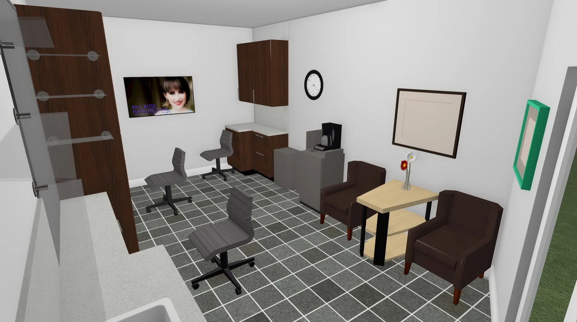Computer generated plan for my suite ...