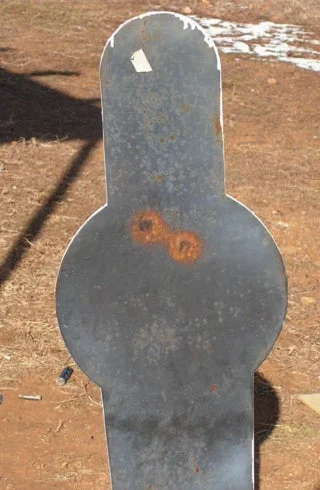 In reality, singlehandedly engaging four terrorists, might not be the best course of action, but this drill is designed to stress the “look-shoot” method of multiple target engagement and provide the added stress of racing against an armed opponent.