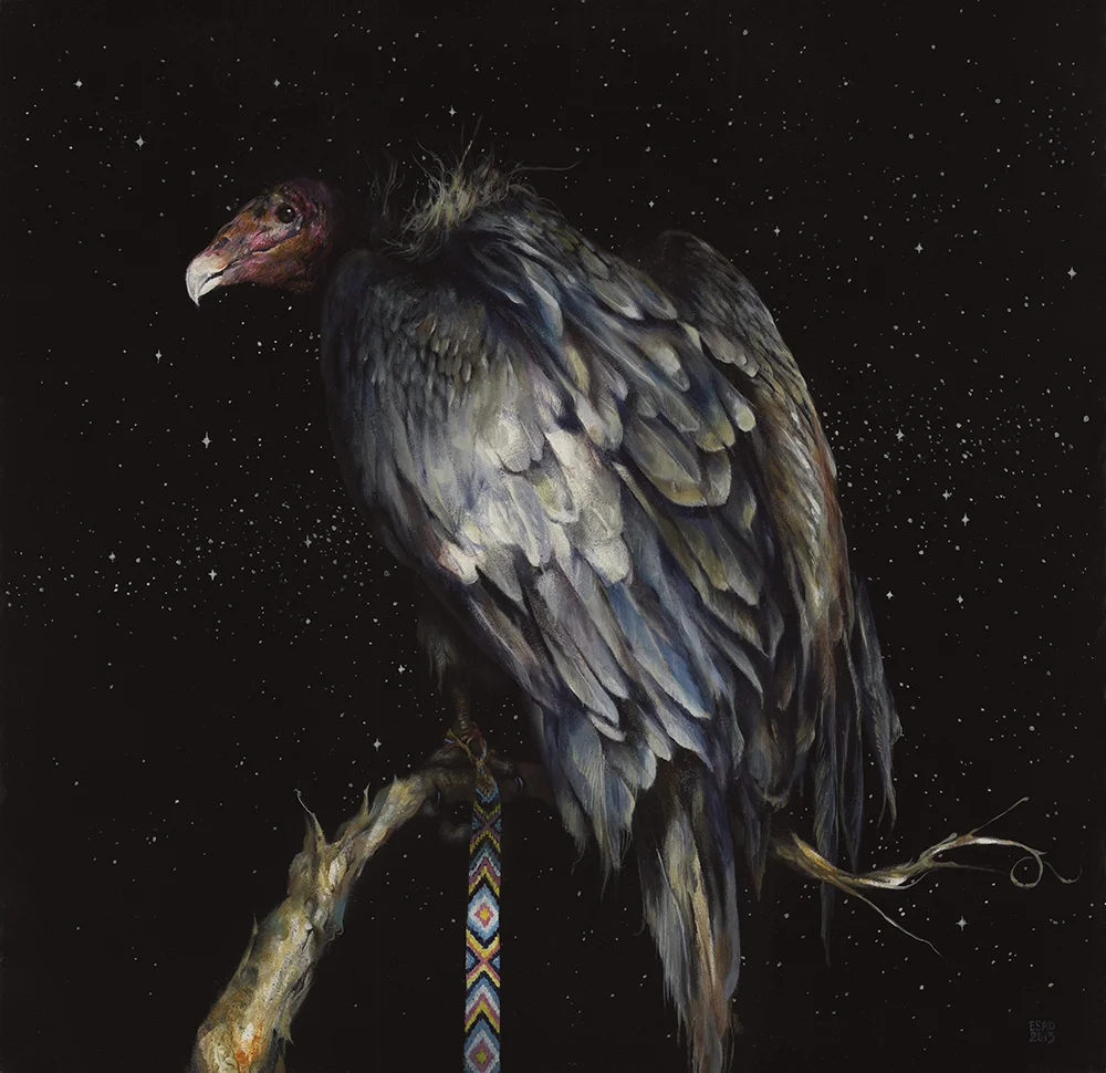 "LYRA" 15.5X16" Oil on Panel. 2013