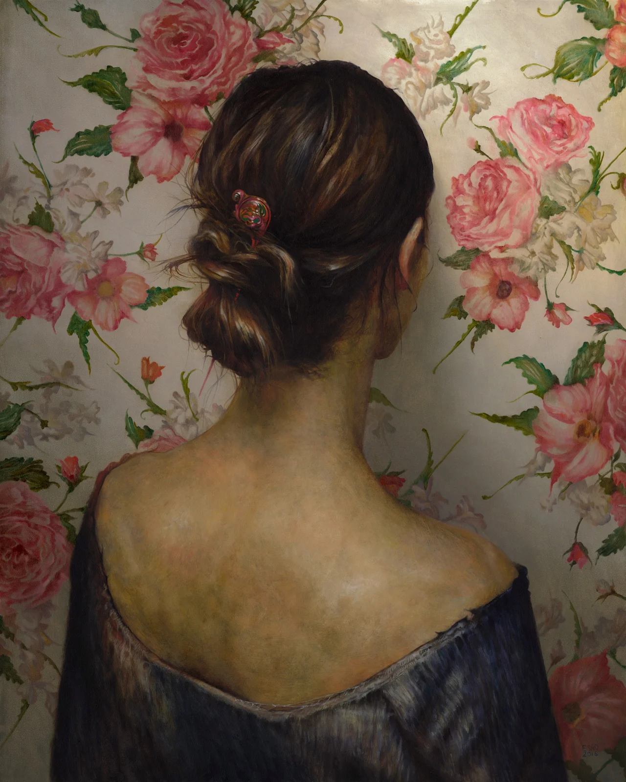 "PORTRAIT OF KELLY YOUNG" 16X20" Oil on Panel. 2016