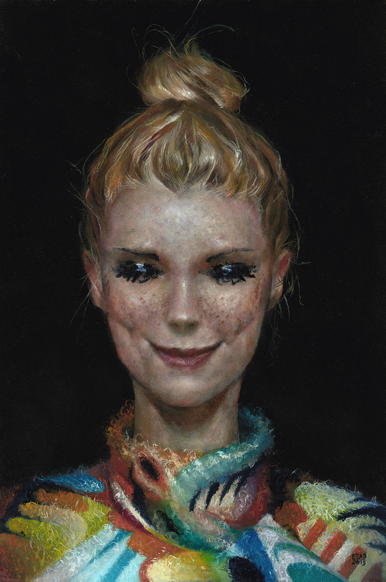 "PATCHWORK" 8X12" Oil on Panel. 2013