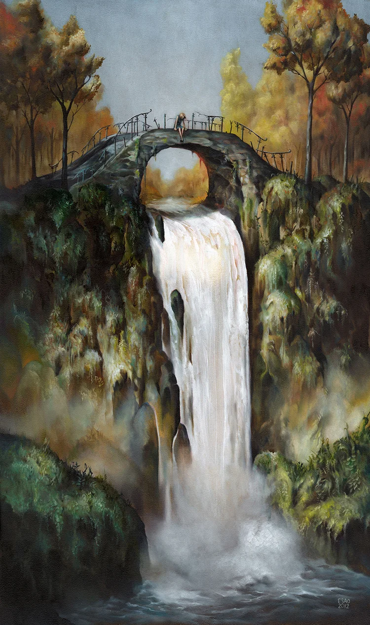 "THE HANGOVER II" 12X20" Oil on Wood. 2012