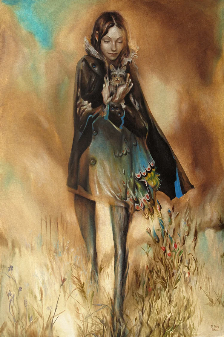 "CHELSEA" 20X30" Oil on Wood. 2010