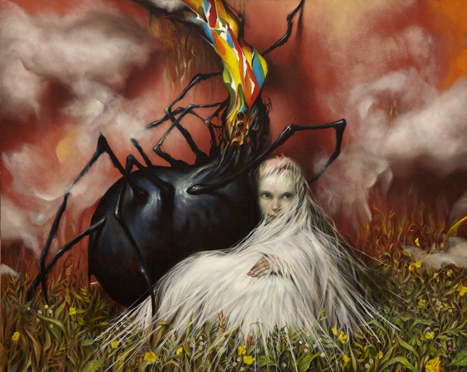 "SOLID VOID" 24X30" Oil on Wood. 2010