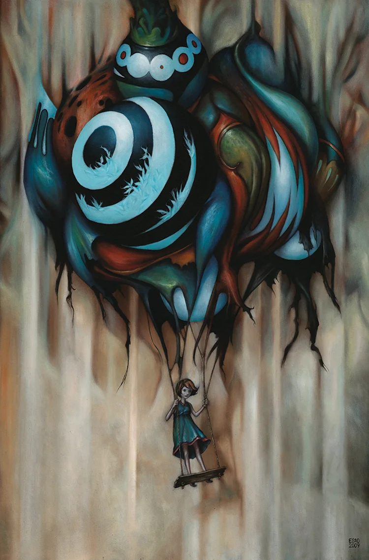 "INTREPID SEED" 20X30" Oil on Wood. 2009