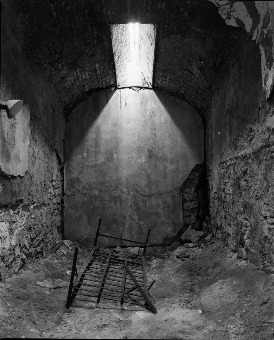 Winter photo shoot at the Eastern State Penitentiary