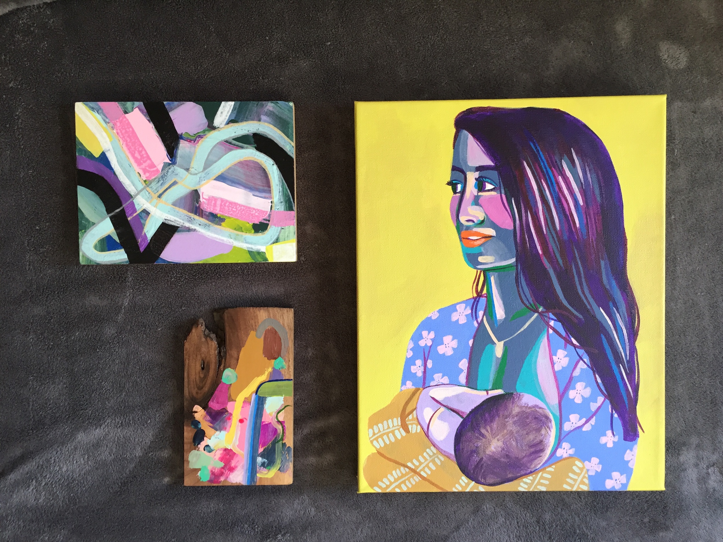 I like the idea of using this piece on wood. I want to do more similar to it, so I want to test it in the real world.