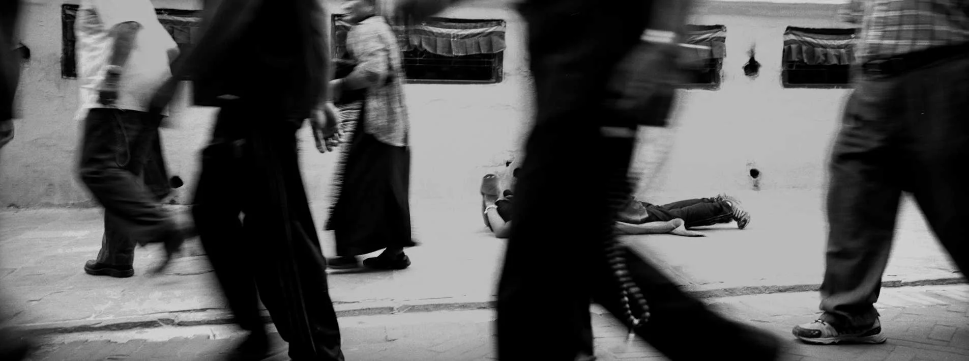 "Clockwise Worshipping" Kathmandu, Nepal.