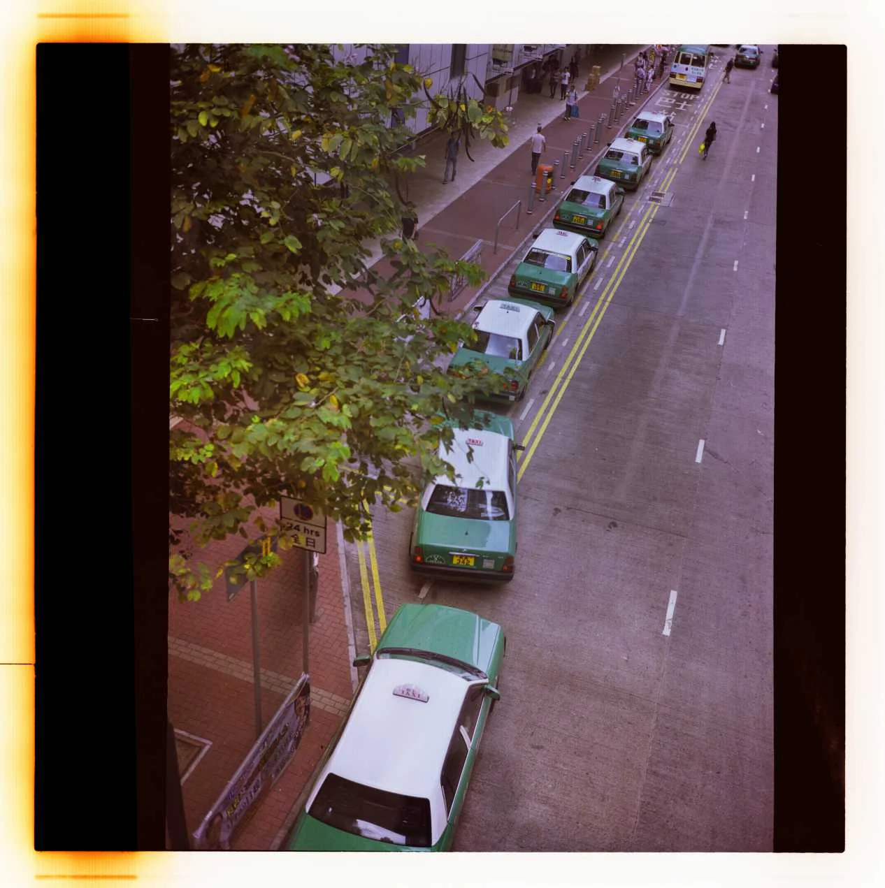 "Green Taxis" The New Territories. Hong Kong. 2014
