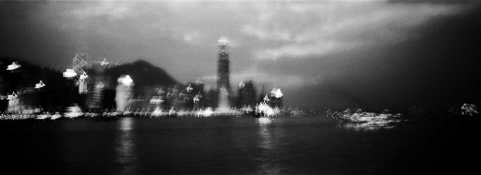  Victoria Harbour at night. Hong Kong 2015. 
