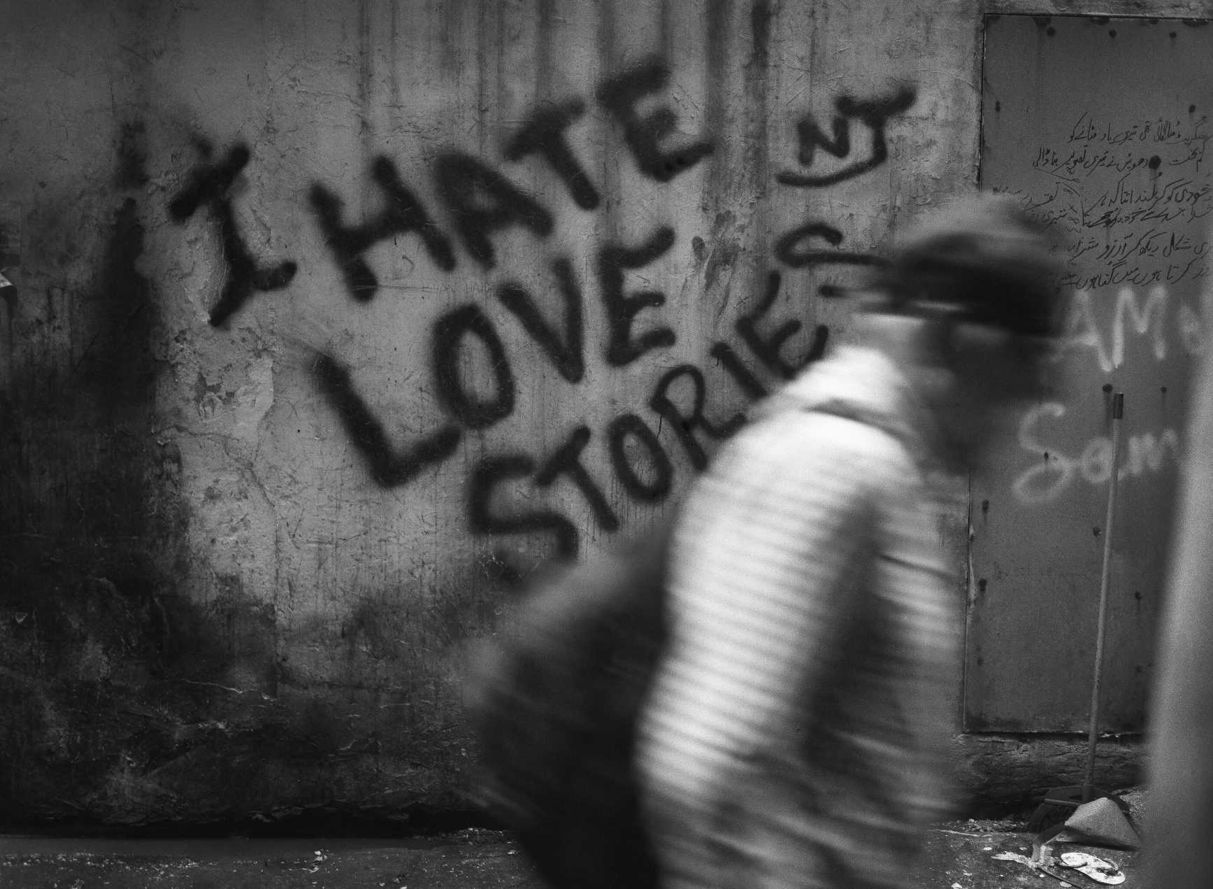  "Writing On The Wall" Graffiti, alleyway Chungking Mansions. Hong Kong. 2015 