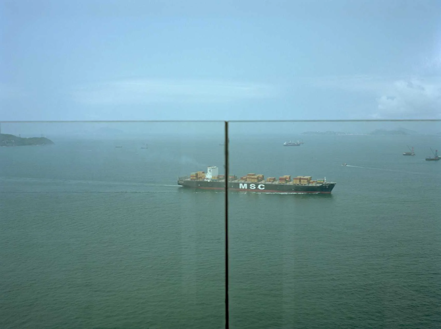 "Balcony Vista" Hong Kong Harbor. 2015