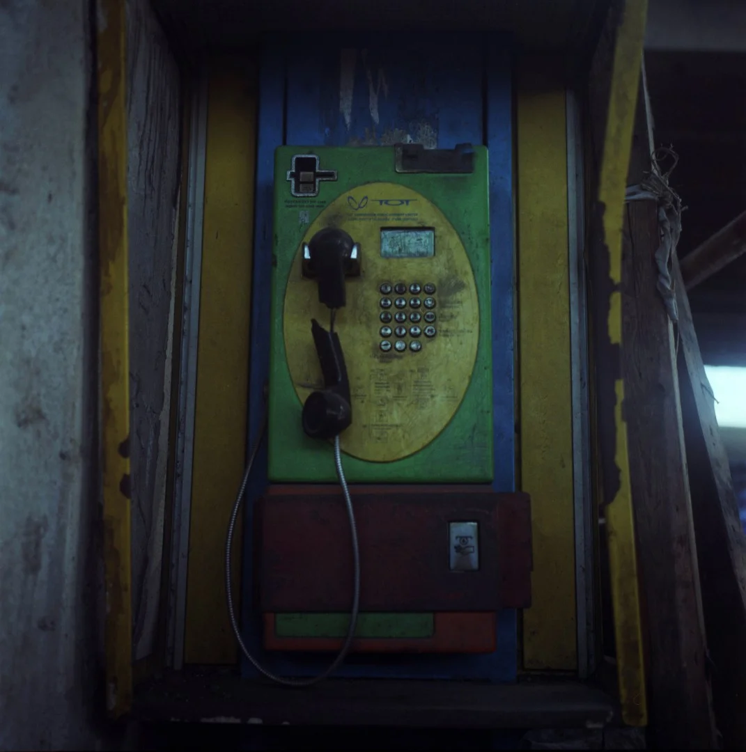Cellphone killed the payphone. Bangkok, Thailand. 2012