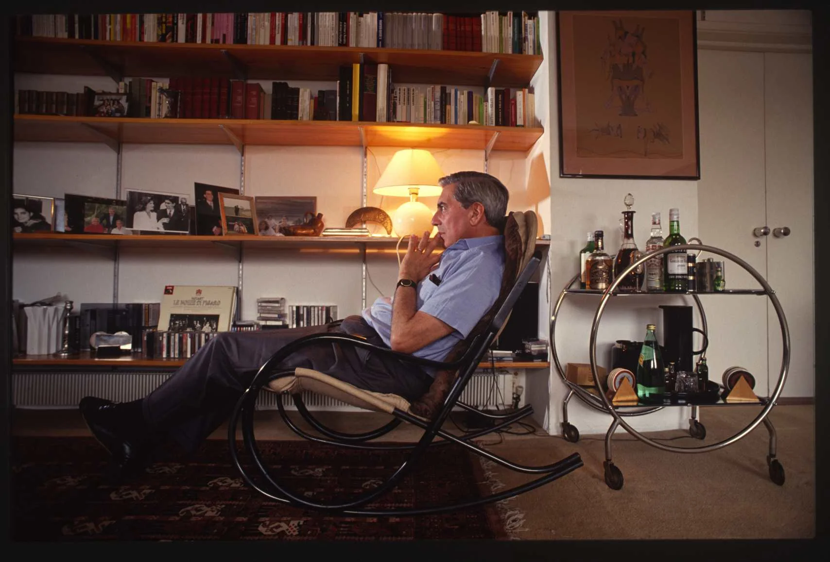  Mario Vargas Llosa. Peruvian writer. The mid 1990s