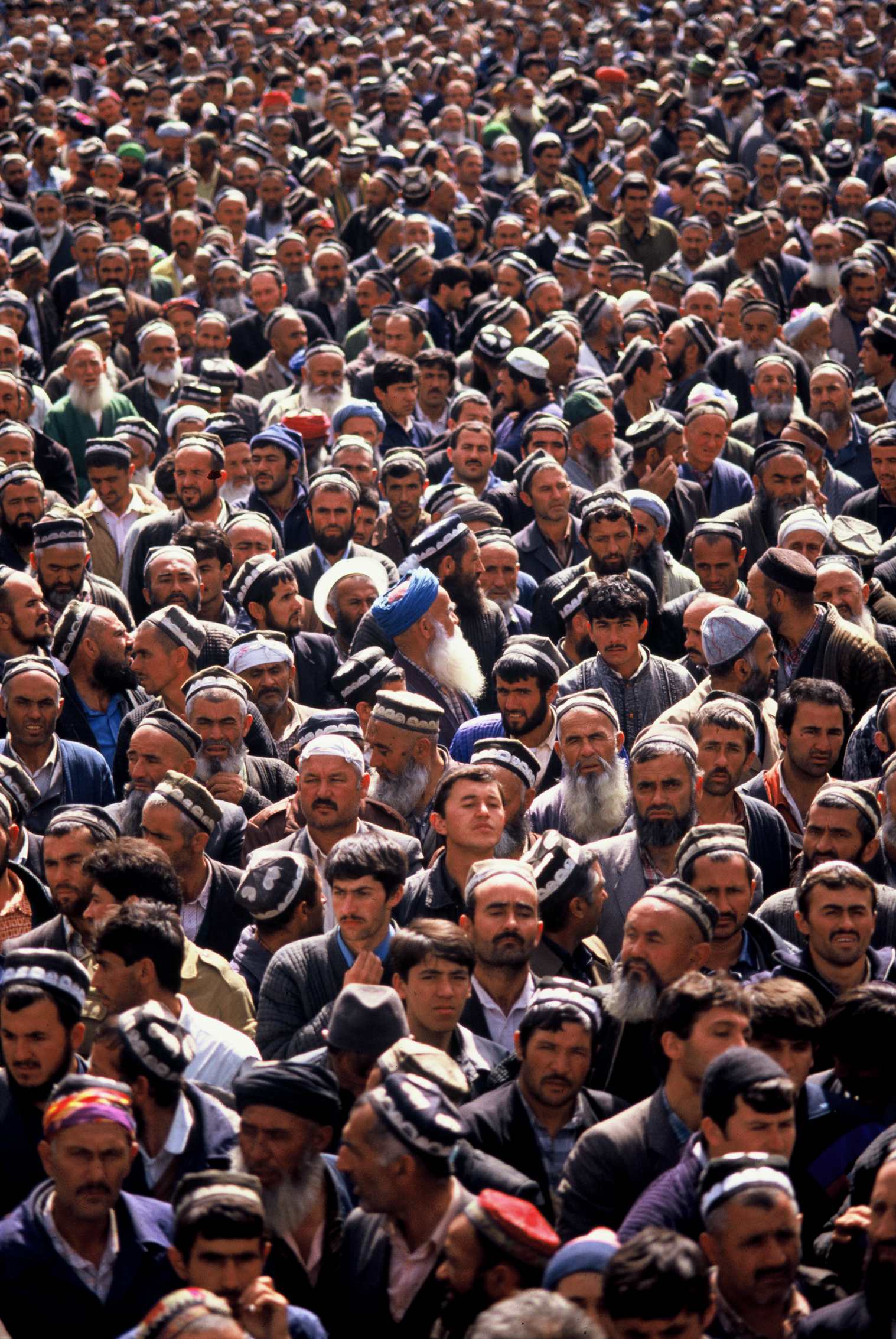  Islamic Renaissance Party Protest. Dushanbe, Tajikistan. 1992 