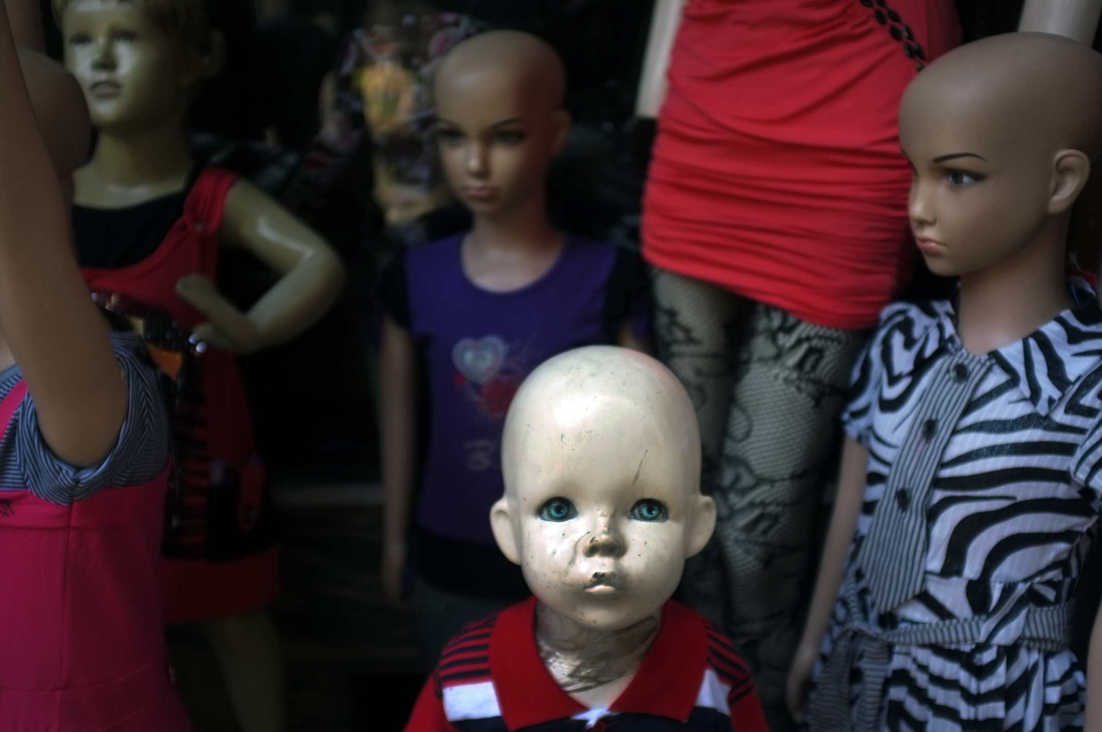  "Blue Eyes" Mannequins. Kathmandu, Nepal. 2011 