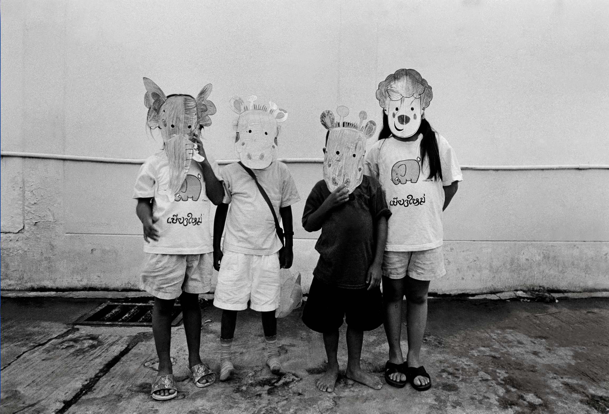  "Party" Children at an orphanage for those with HIV. Chiang Mai, Thailand. The mid-1990s. 