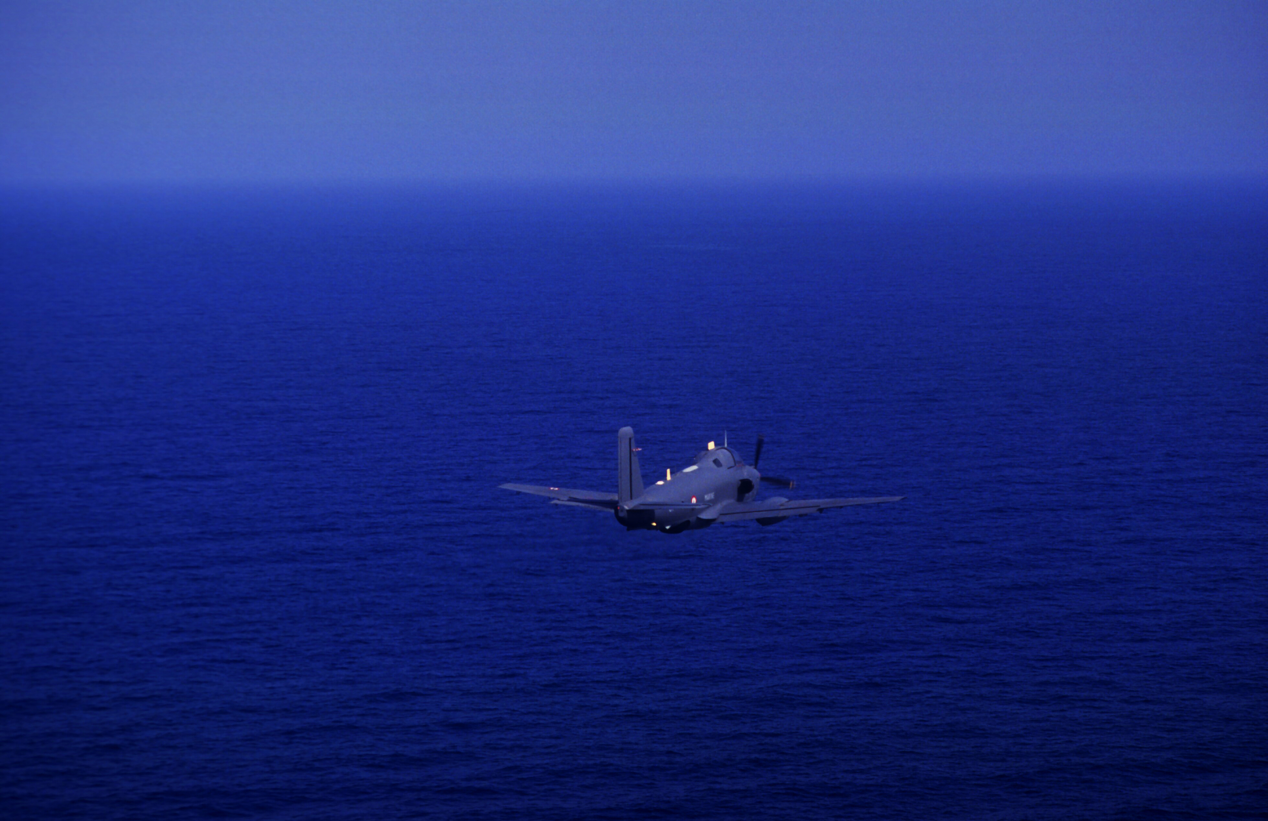  "Into The Blue" On a reconnaissance sortie with the Australian and Canadian Navy during the First Gulf War. 1991 