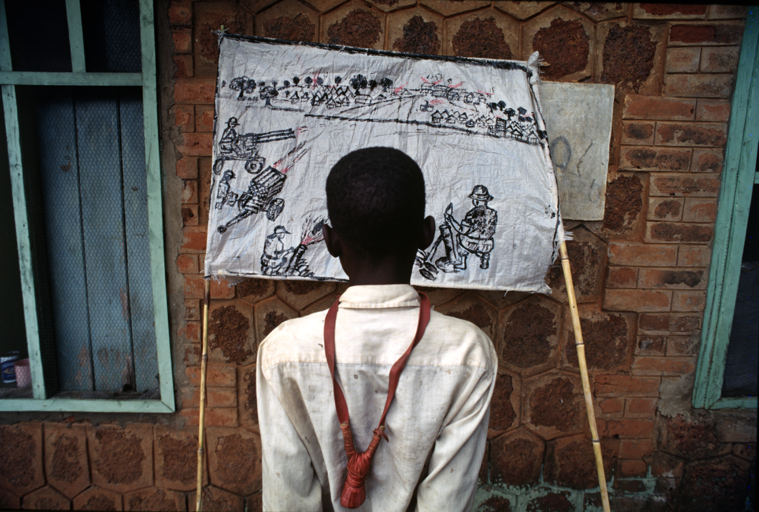  "Slingshot" during Liberia's civil war.&nbsp;1996 