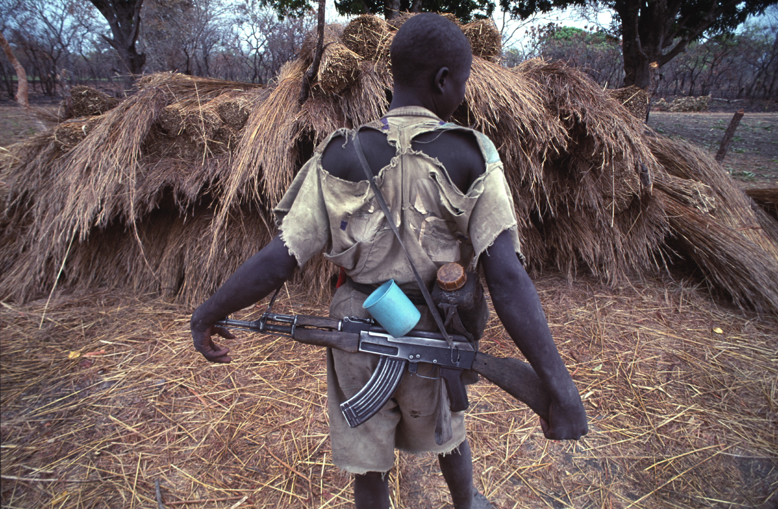  At times the SPLA were challenged for war funds and the cloths they were wearing were literally falling off their backs.&nbsp;During Sudan's long- running civil war. 1993 