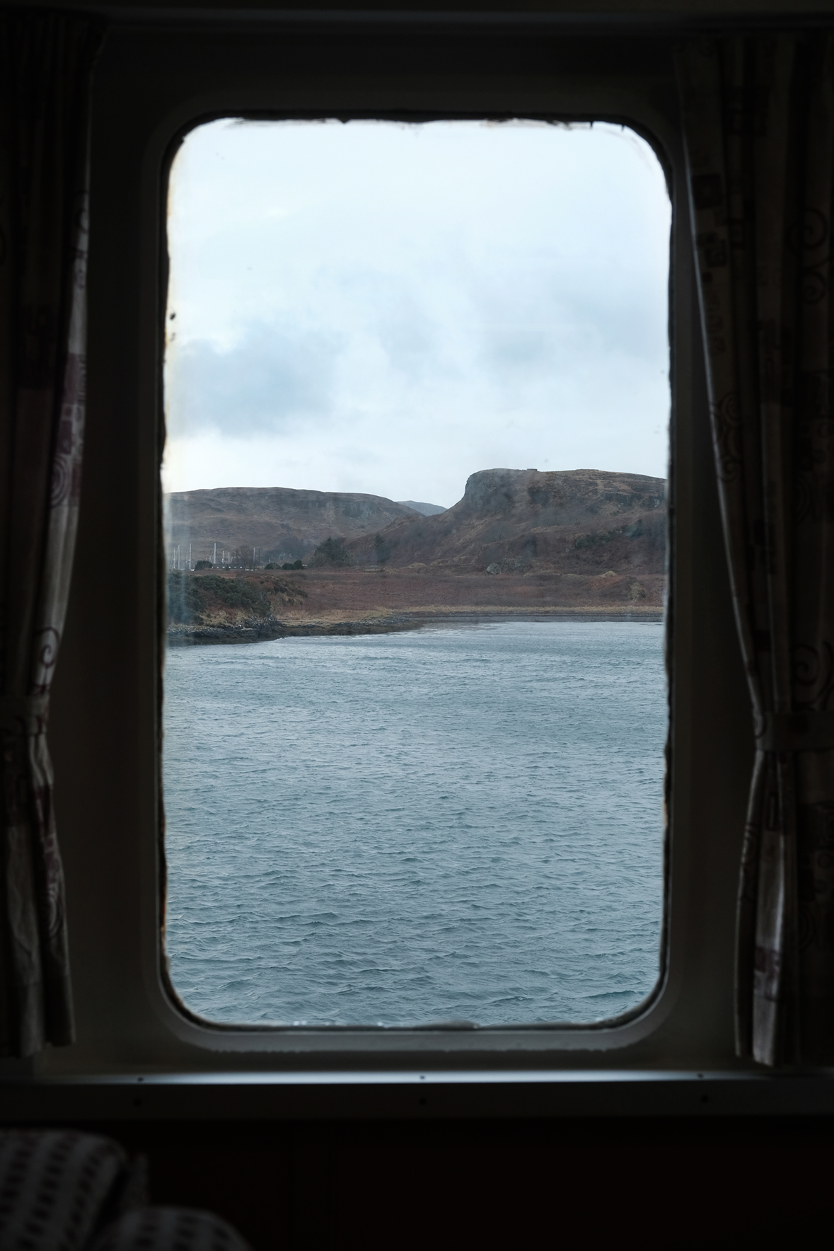  Window # 3 'Calm.'&nbsp;Ferry to Isle of Mull. West Scotland. 
