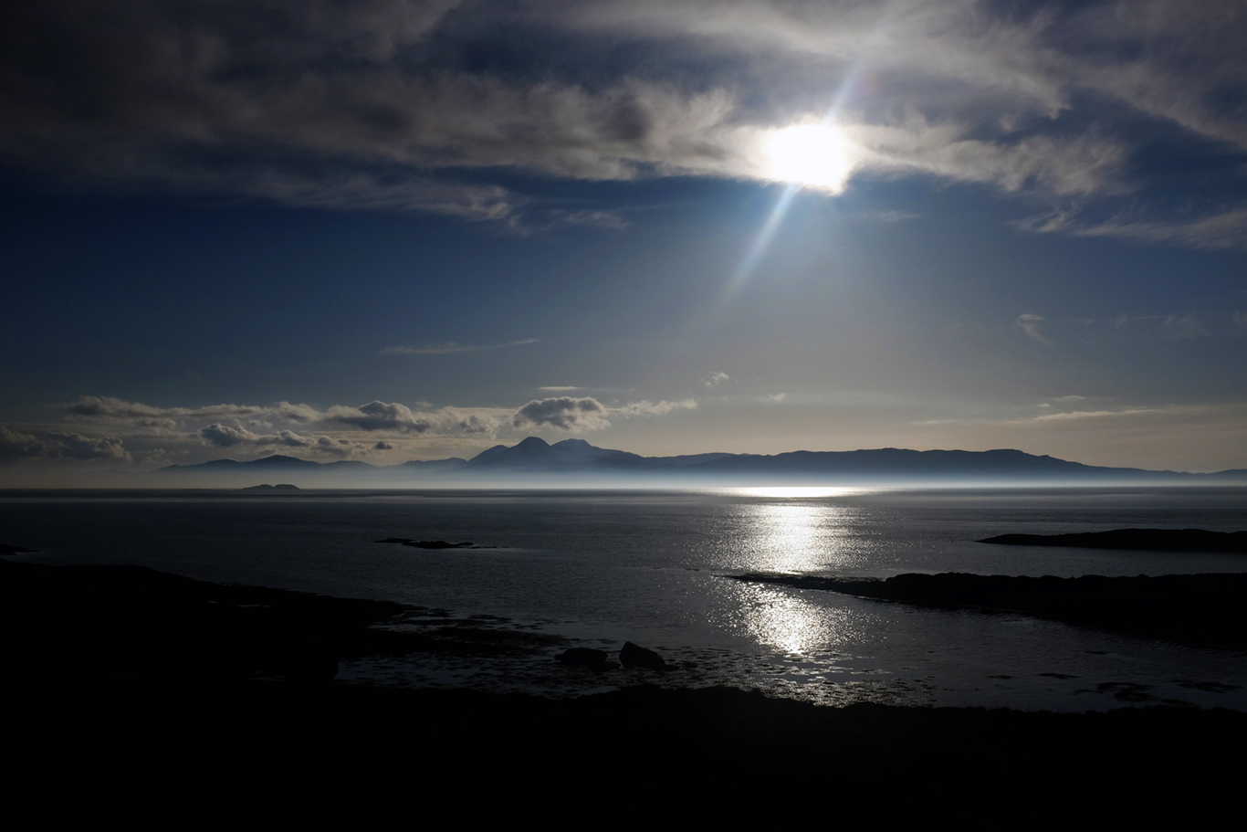  Jura Island, Argyll &amp; Bute.   Jura is known for its soaring mountains, delectable whisky, swirling whirlpool, George Orwell and a local population of just 200 people who are outnumbered hugely by over 5,000 wild deer. 