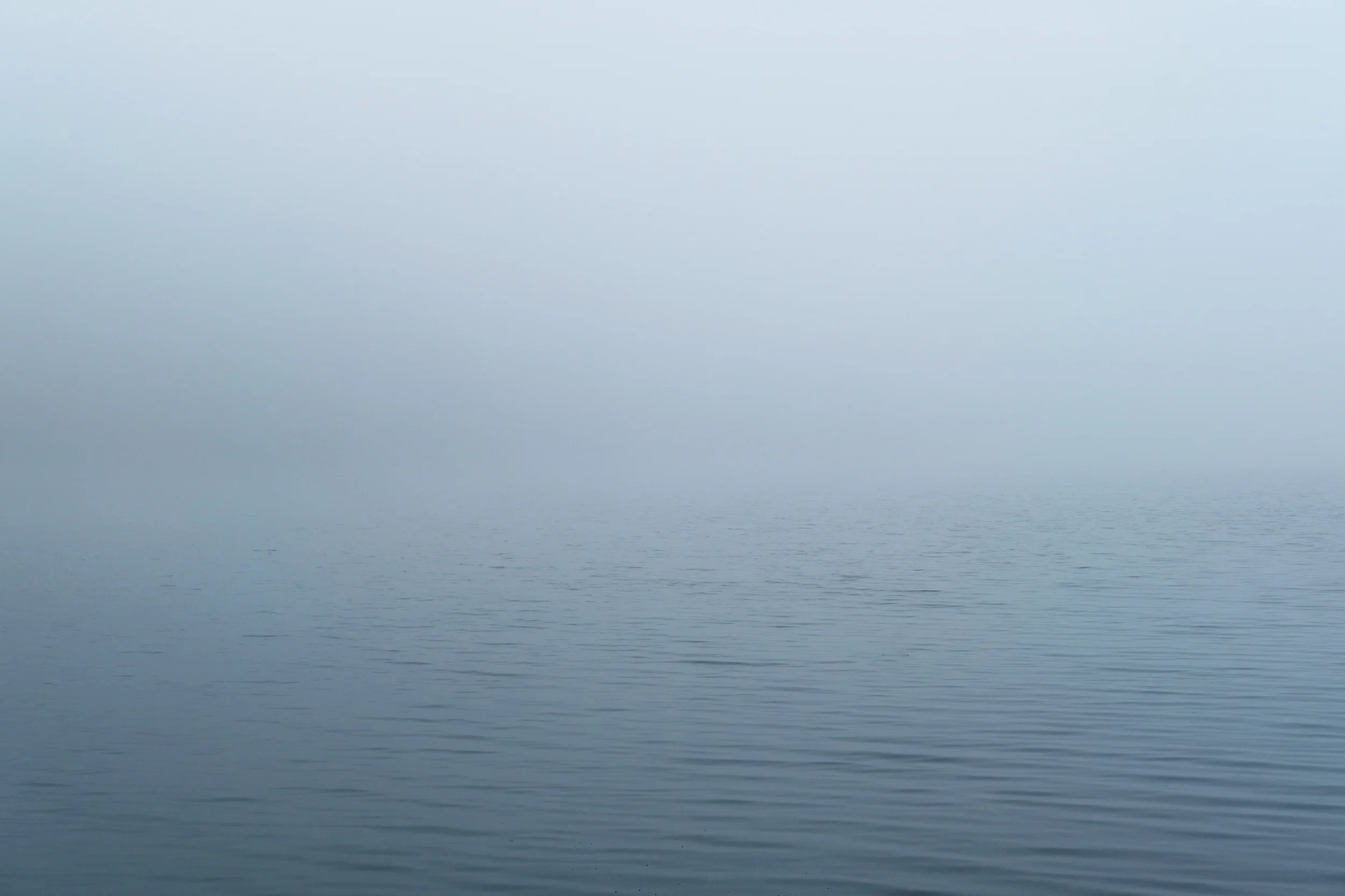 Mist on the water, Loch Linne Mhuirich, Tayvallich, West Scotland.
