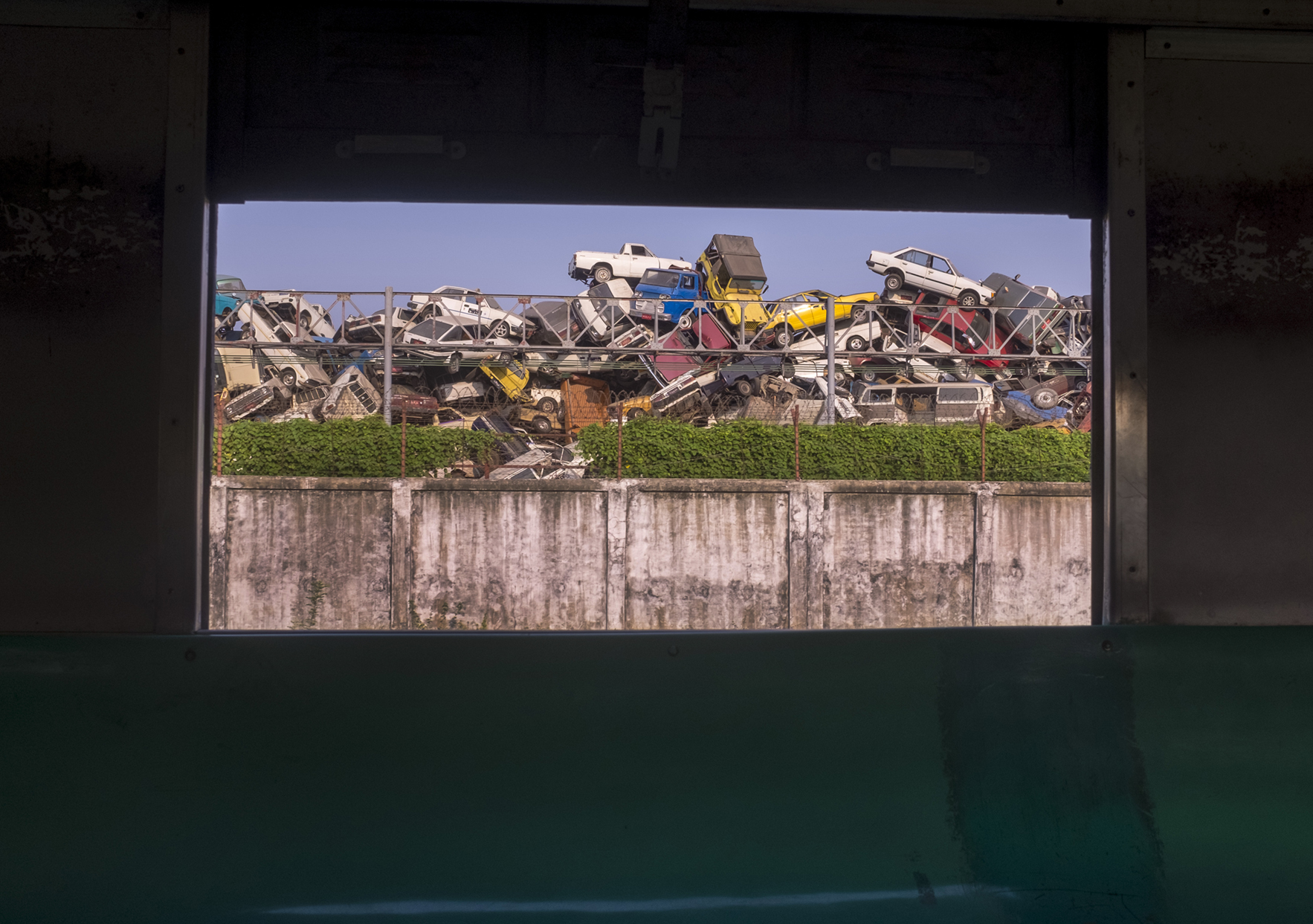  Where cars go to die. Rangoon, Burma. 2013 