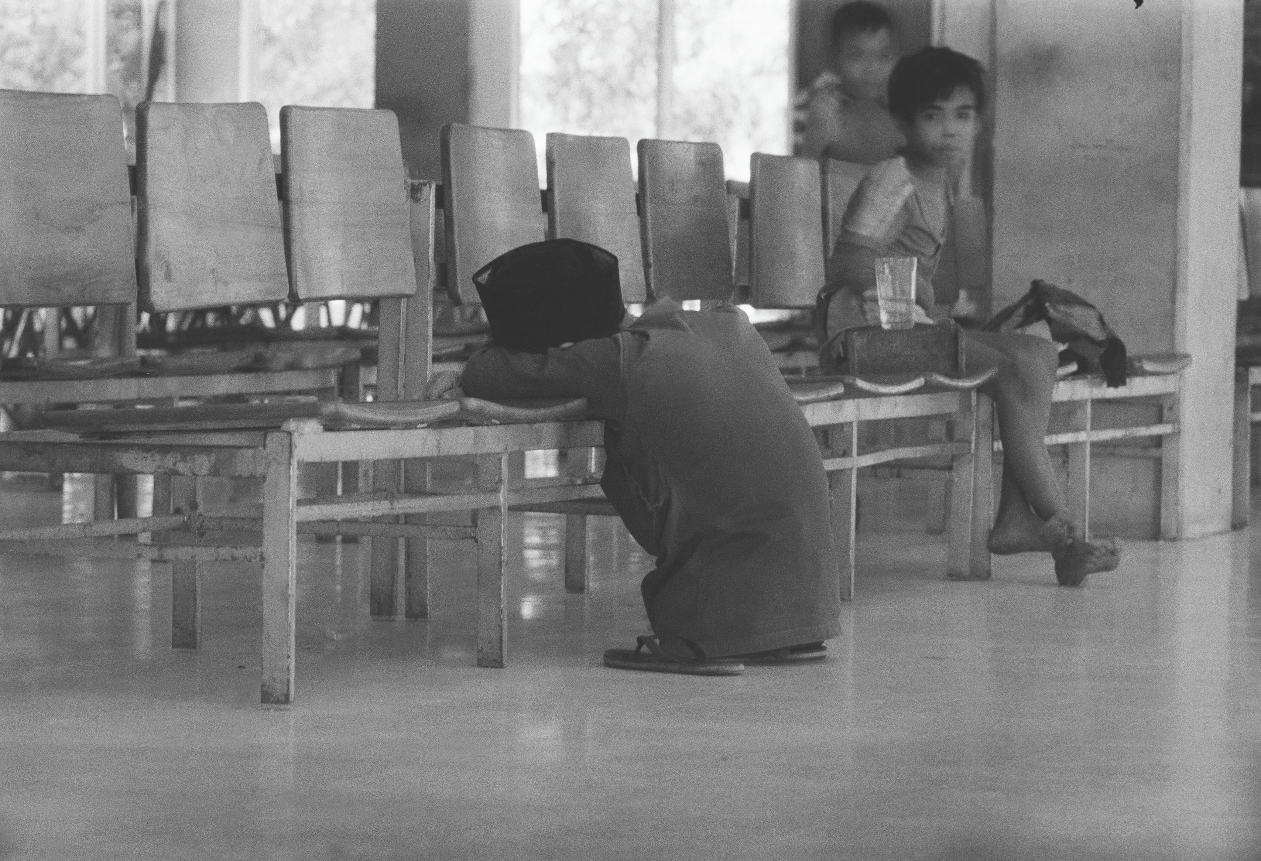  Ferry terminal, Sumatra, Indonesia 1984 