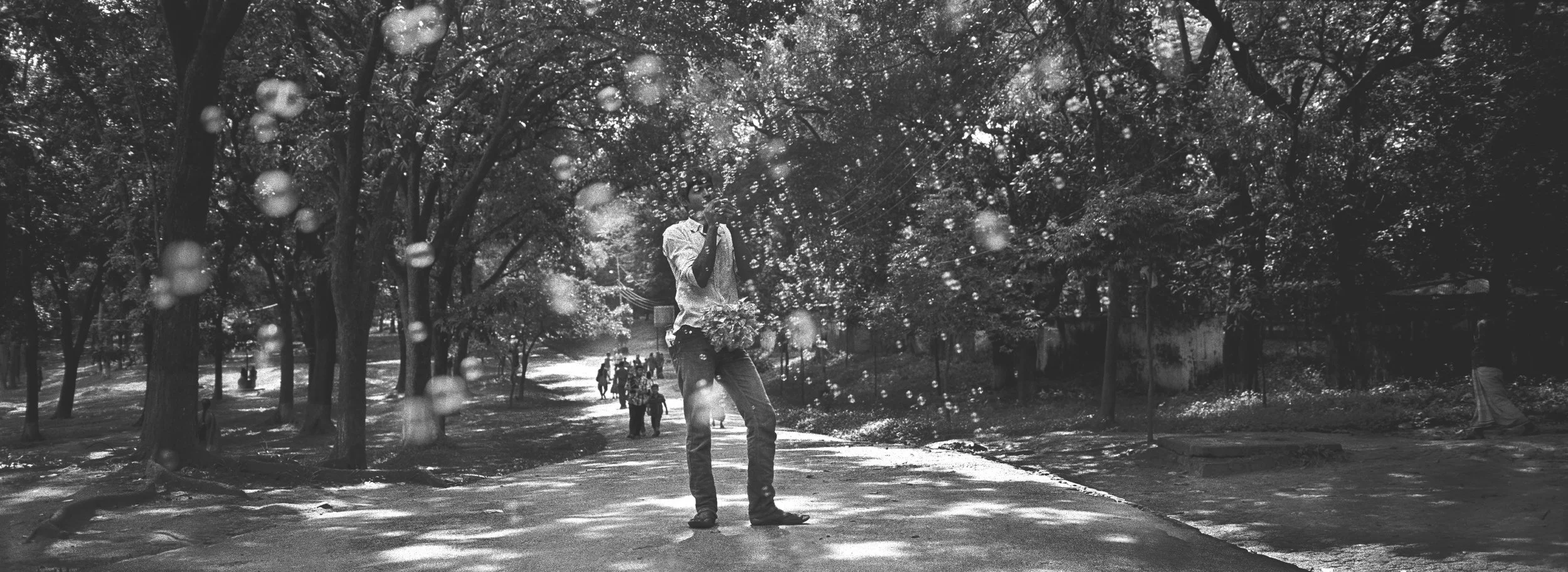  Bubble seller. Rangoon, Burma. 2015 